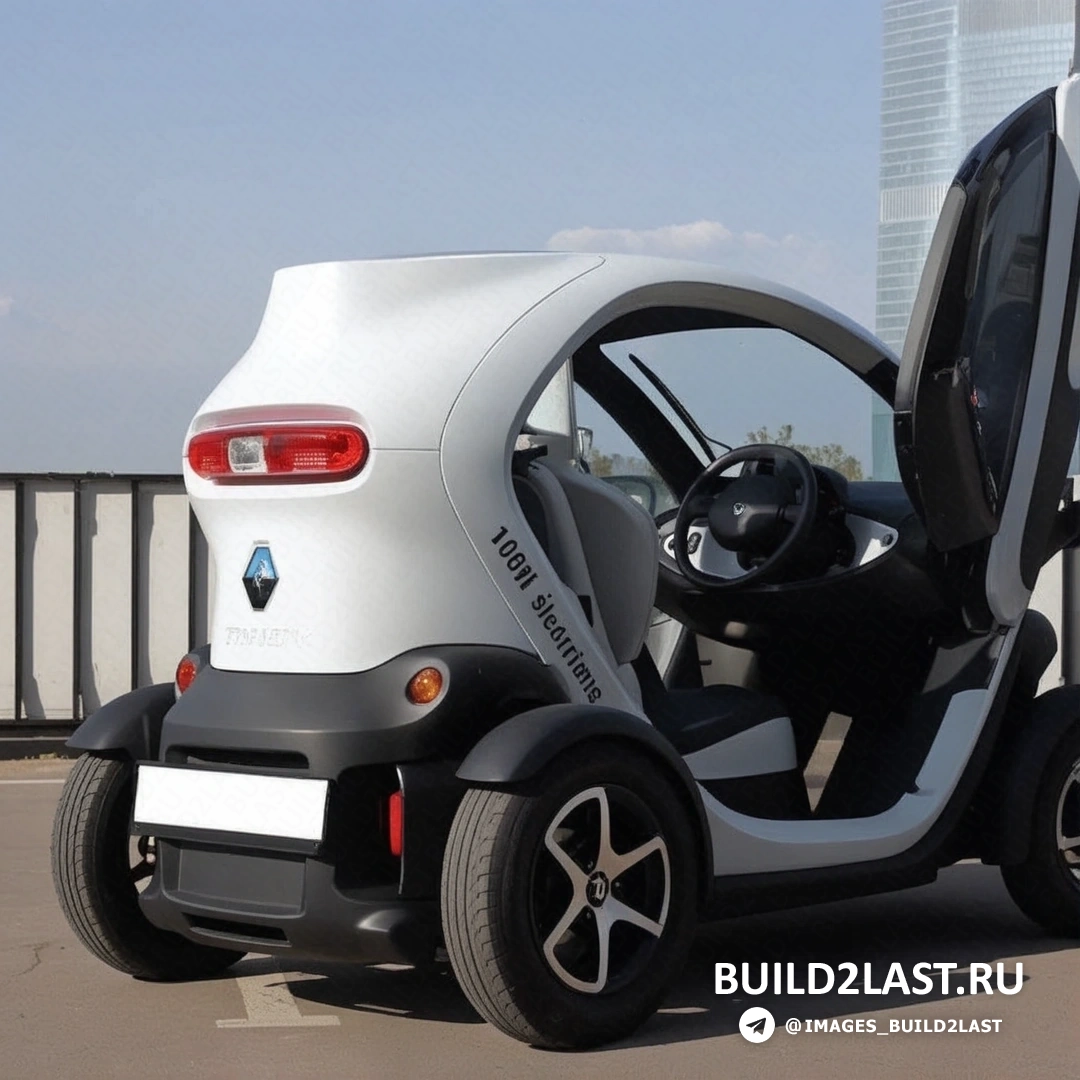 ���������� Renault Twizy � ������������ ���������� � ����� � ������ ������.