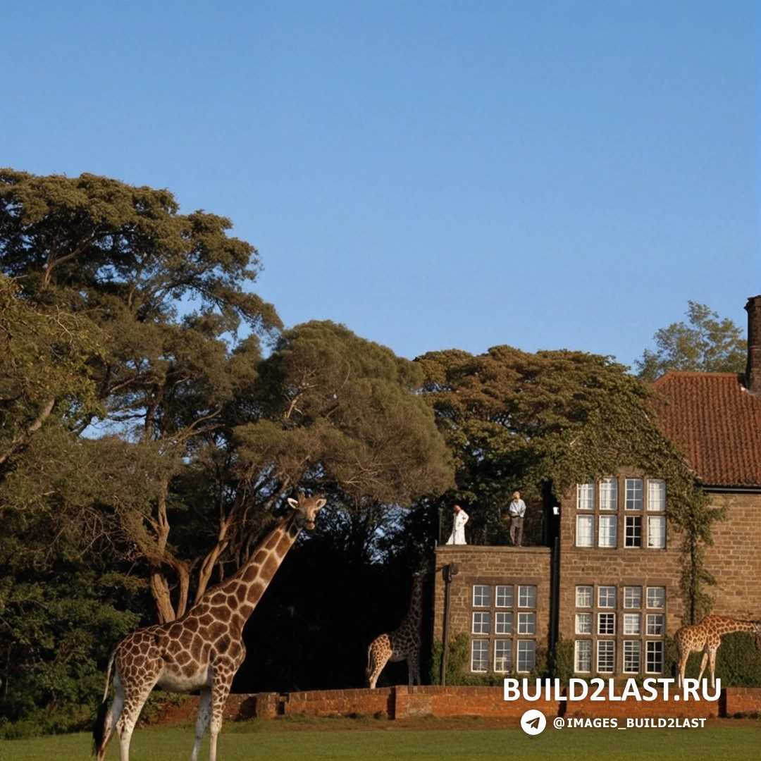 ����������� ����� ������������ � ����, ����������� ������ � ����� Giraffe Manor