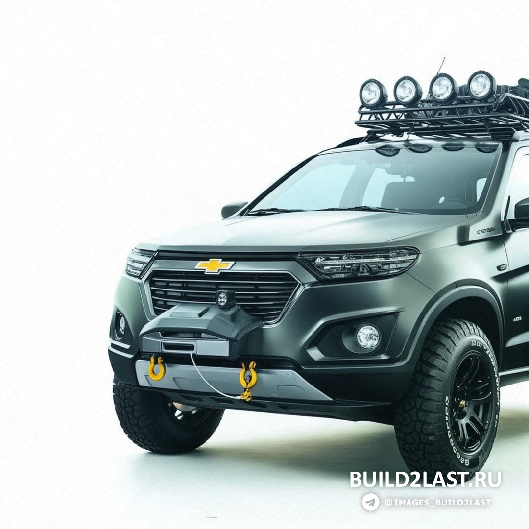 Новая Chevrolet Niva в движении по проселочной дороге