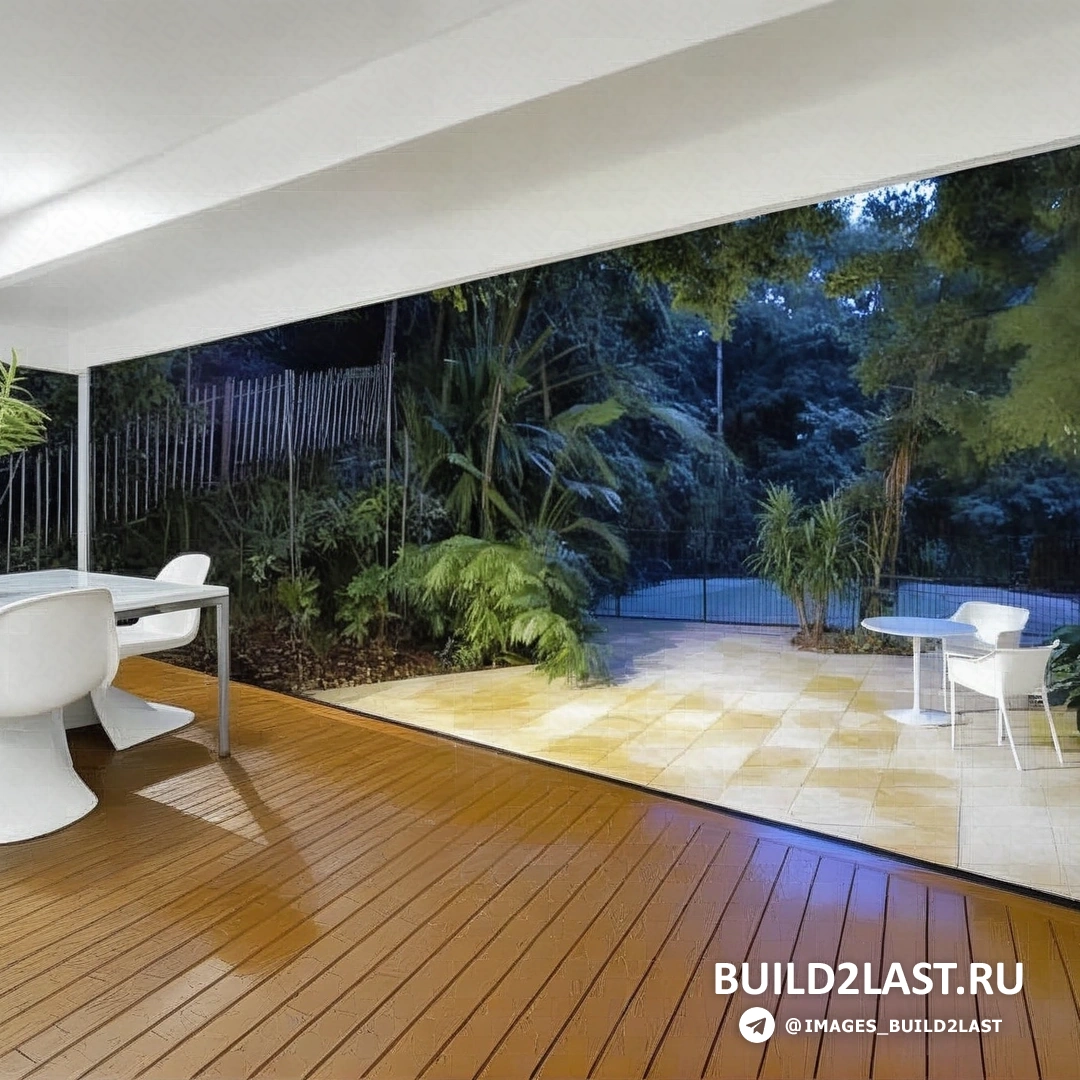 Общий вид на дом с крышей из стеклянных панелей, отражающих окружающий пейзаж