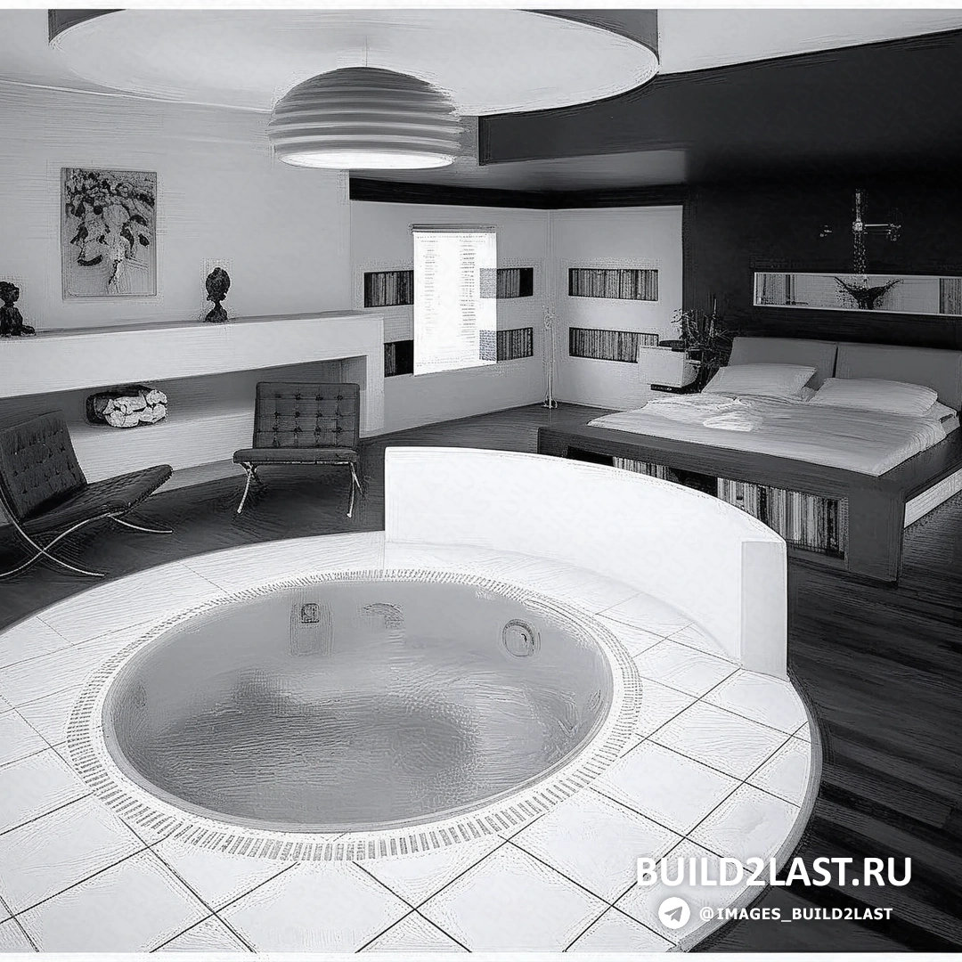 Силуэт человека, стоящего на фоне черно-белого пейзажа с минималистичной композицией