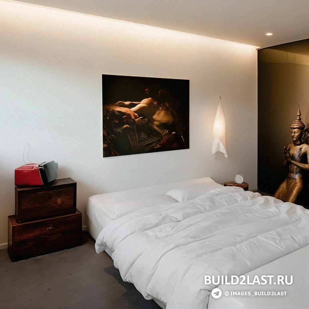 Современная ванная комната с бетонными стенами и металлическими аксессуарами