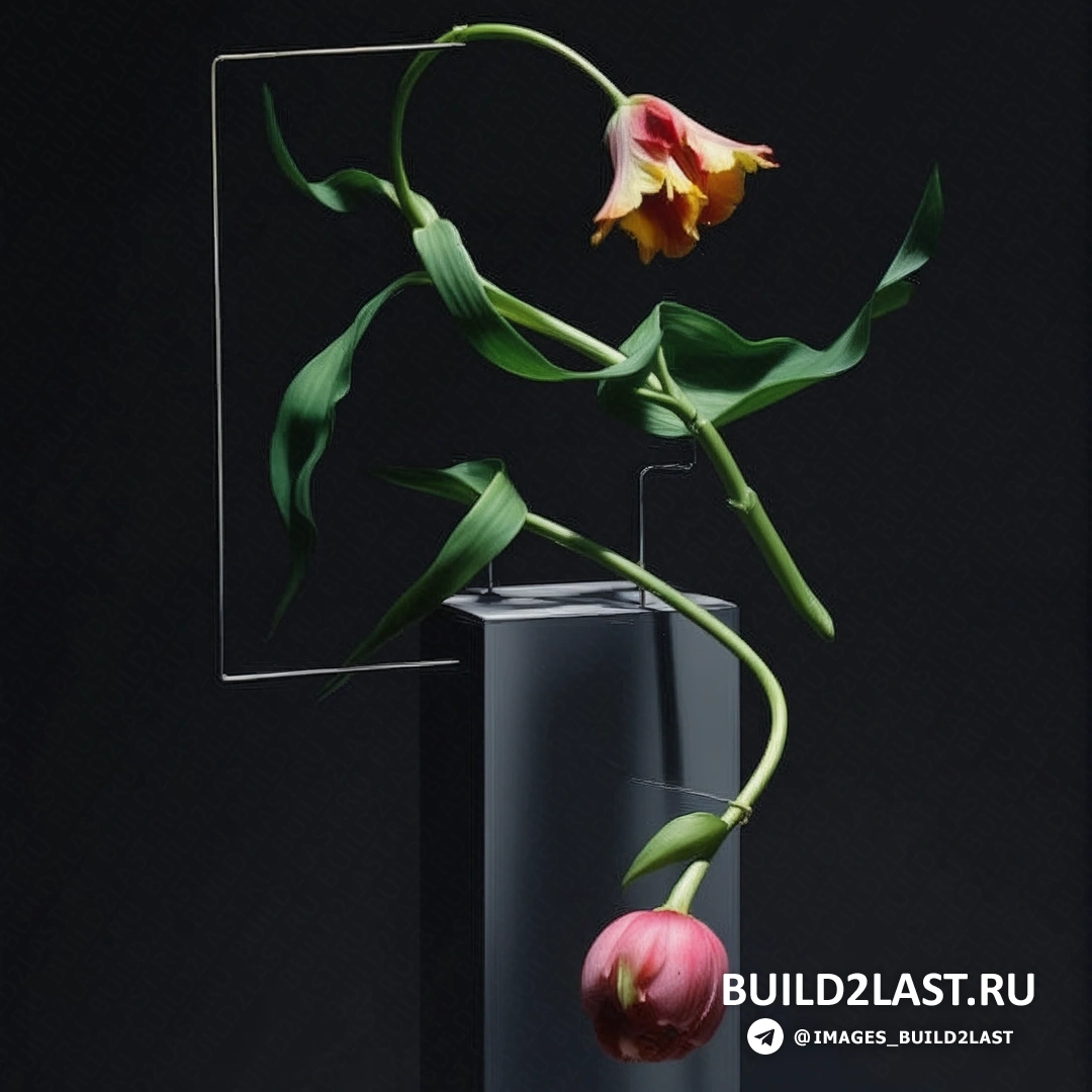 Тщательно подобранная цветовая палитра цветов в композиции от Карла Кляйнера